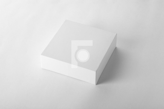 Blank White Product Packaging Box for Mockups