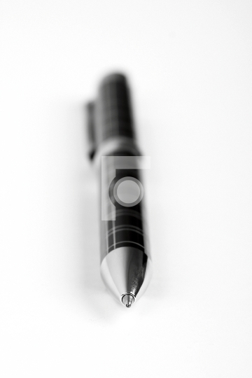classy pen with shallow depth of field