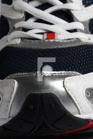 close up of a sports shoes