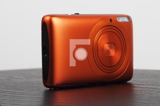 Compact Digital Camera with Built-in Flash