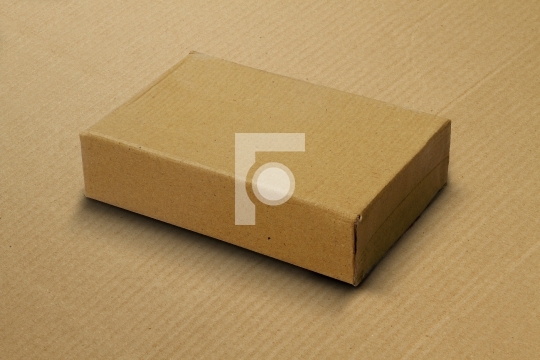 Corrugated Card Board Box / Carton for Mockup