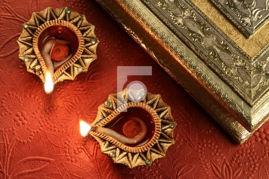 Diwali Diya Lamps - Indian Festival of Lights