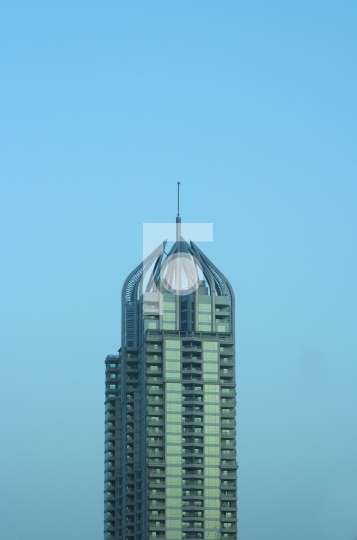 Dubai Marina Skyscraper UAE Stock Photo