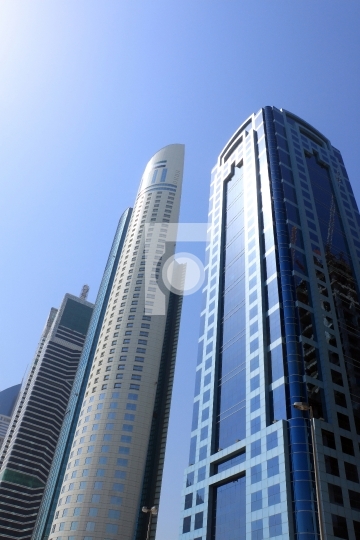 Dubai skyscrapers, united arab emirates