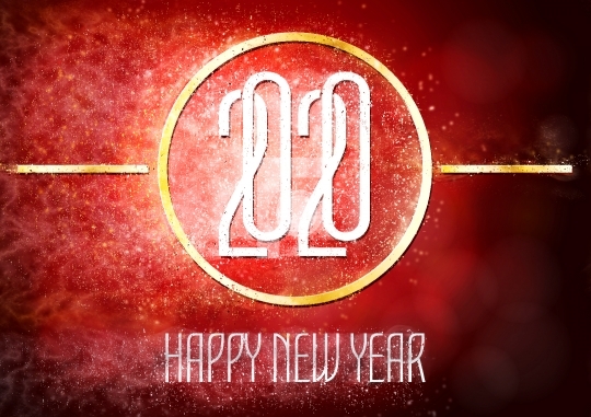 Free High Resolution 2020 Happy New Year Design