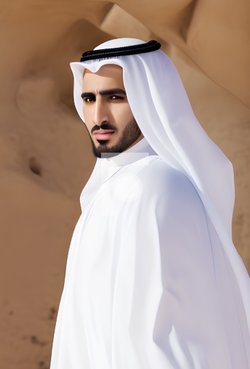 Free Photo Arab Middle Eastern Man in Dubai, United Arab Emirate