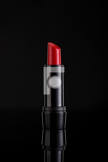 Free Stock Photo - Red Lipstick on Black Background 