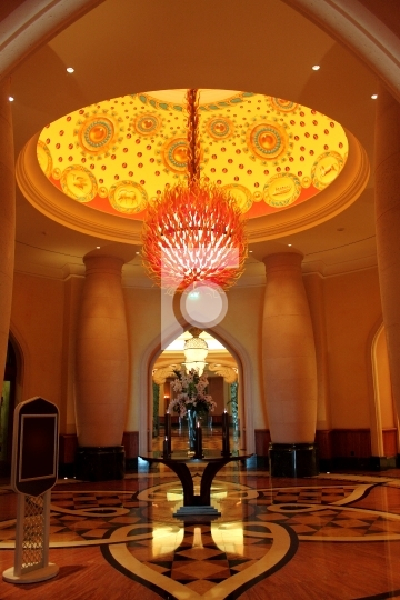 Hotel Interiors, Dubai, United arab emirates Stock Photo