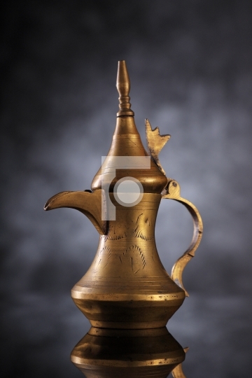 Middle Eastern Culture Dallah - the arabic coffee / tea pot used