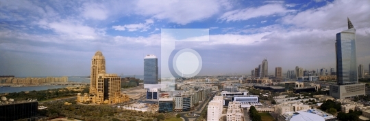 Modern Dubai Panoramic Photo, Dubai, United Arab Emirates