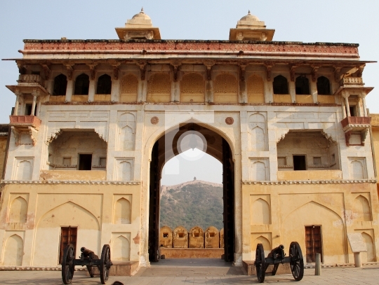 Nahargarh Fort, Jaipur, Rajasthan Entrance Stock Photo