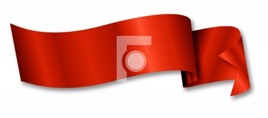 red ribbon / banner