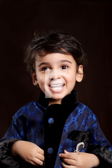 Smiling Happy Indian Child Boy Kid Toddler Stock Photo