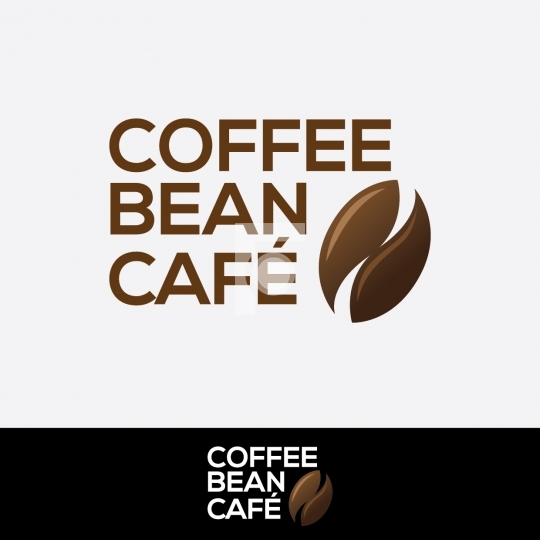 Coffee Beans Cafe Logo - Readymade Restaurant Logo Design Templa