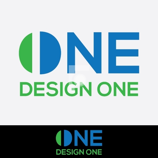 Design One - Design Studio Logo Free Vector Image