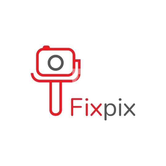 Gimbal Logo Free FixPix Vector Design -  Photography Camera Logo