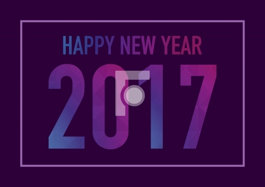 Happy New Year 2017 Free Vector Design