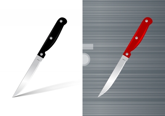 Kitchen knife vector illustration