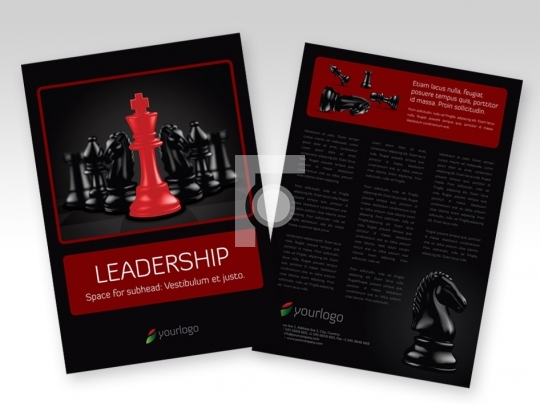 Leadership Print Ready Template A4 Size - Layered EPS Format
