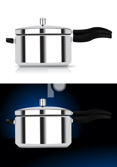 Pressure cooker vector illustration
