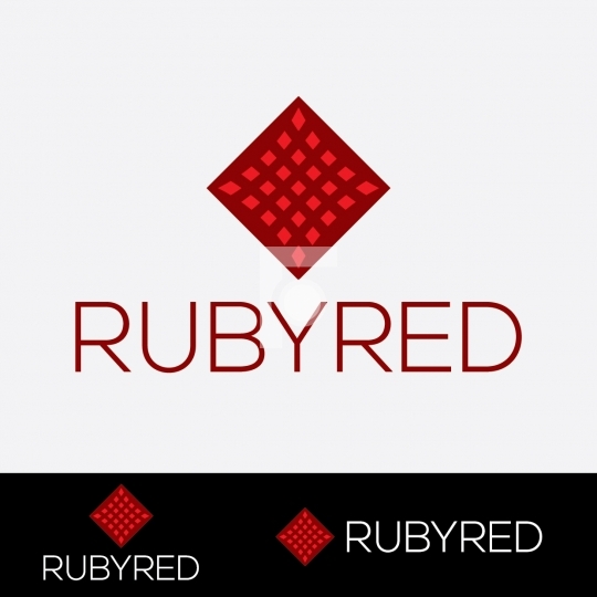 Ruby Red Logo - Readymade Company Logo Design Template