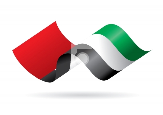 United Arab Emirates UAE Flag Free Vector & JPG