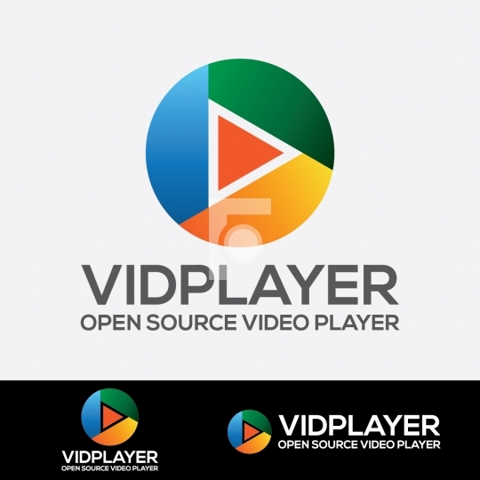Video Player Royalty Free Logo - Vector Download